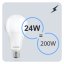 LED žiarovka E27 A80 24W = 200W 3452lm 3000K Warm 260° CCD LUMILED