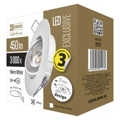 Led bodové svietidlo biele exclusive 5w teplá biela