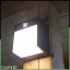 Záhradná nástenná lampa LED vonkajšie nástenné svietidlo s pohybovým senzorom PIR IP54 12W 3000K RUBUS LUMILED