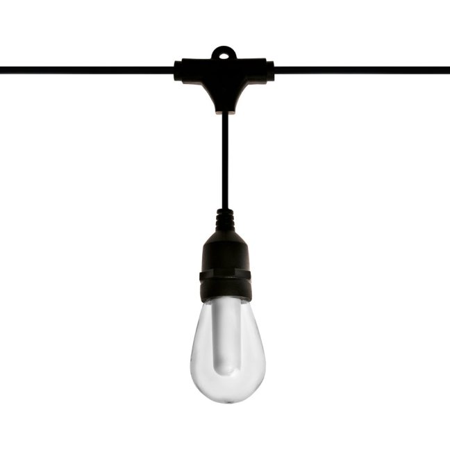 Solárna záhradná girlanda 15x LED plameň dekoratívne svetielka 15m 1800K teplá FLAME LUMILED