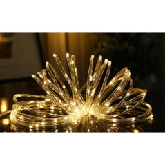 Solárna záhradná reťaz Girland 100x LED dekoratívne svetlo 11,9 m 3000K