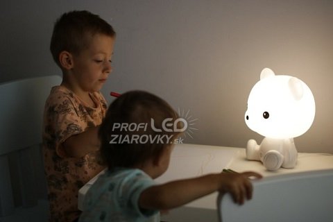 Detská nočná lampa led macko polux, 2,5w