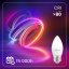 LED žiarovka E27 B35 2,5W = 25W 249lm 6500K Cold 180° LUMILED