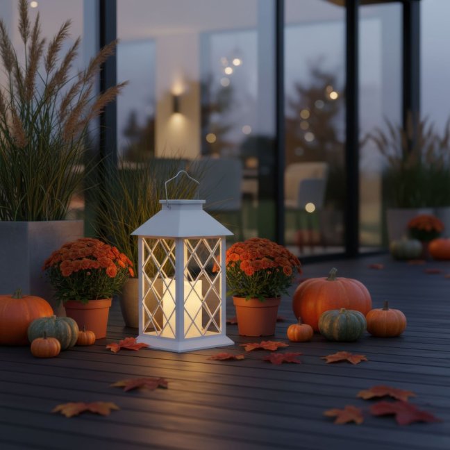 LED solárna záhradná lampa LIRIO Závesná lucerna 28cm LUMILED