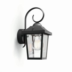 BUZZARD myGarden E27 IP44 Záhradné svietidlo LED smerujúce nadol čierne PHILIPS