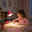 Lampa stolová stolová nastaviteľná SARA školská nočná E27 ružová LUMILED
