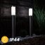 Vonkajšia záhradná lampa E27 INOX PIPE 65cm Lilium Lumiled