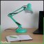 Stolová kresliaca lampa E27 TOBI Mint Lumiled + držiak na dosku
