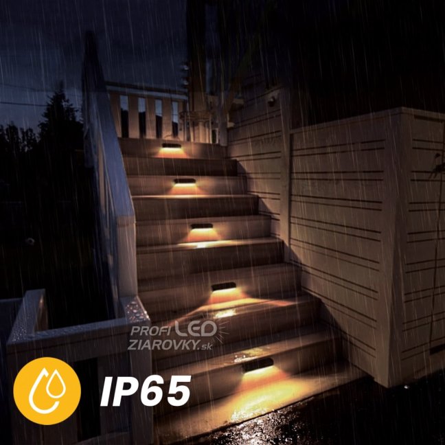 Solárna záhradná lampa LED nástenná lampa 3000K + RGB KEOS LUMILED