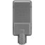 Záhradná pouličná solárna LED lampa výkonná - 1200W - 6500K - IP65 + diaľkové ovládanie