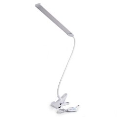 Lampa stolová LED stolná nastaviteľná CCT na klip SERTA 8W 350lm biela LUMILED