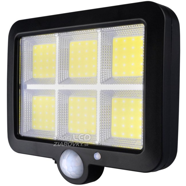 Solárne reflektory LED Halogénová záhradná lampa 6500K IP65 Senzor pohybu a súmraku DECRO LUMILED