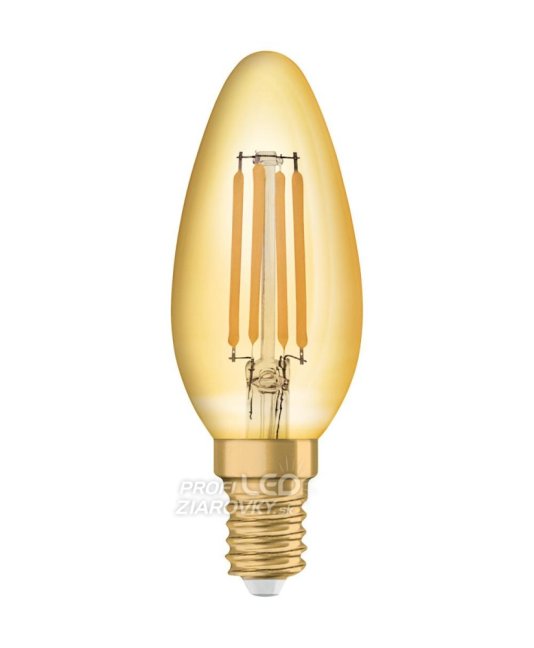 Dekoratívna žiarovka LED B32 Candle E14 4W = 35W 410lm 2400K Warm 300° Vintage 1906 Osram