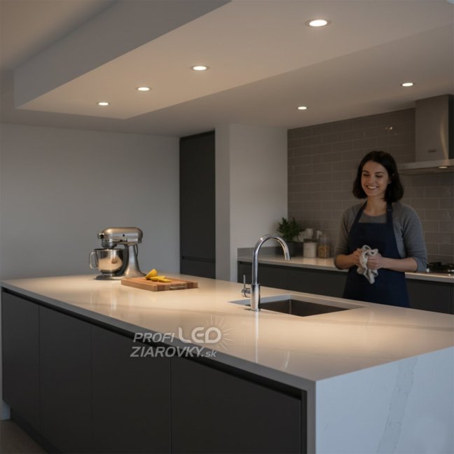 LED GU10 MR16 pevné okrúhle halogénové stropné svietidlo Ariel transparentné