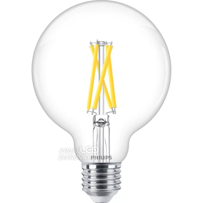 LED žiarovka E27 G93 5,9W = 60W 806lm 2700 Warm Filament PHILIPS Stmievateľná žiarovka