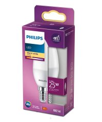 LED žiarovka E14 B35 2,8W = 25W 250lm 2700K teplá matná PHILIPS
