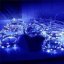 Vianočná led svetelná záclona vnútorná USB - 300 led - programy - ovládač - 3x3m - modrá