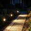 Solárna zapichovacia lampa záhradná 3x LED 3000K reflektor 11m + diaľkové ovládanie SOLTI LUMILED