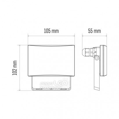 LED reflektor TAMBO, 10W