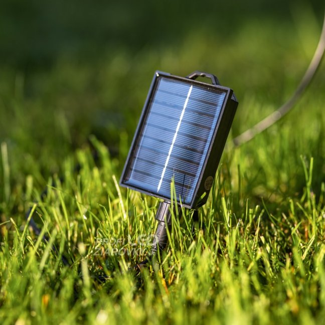 Solárna záhradná girlanda 15m - 22x LED - teplá