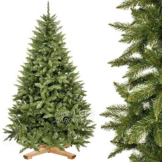 Umelý vianočný stromček Premium Royal Trees - 180 cm -  kaukazský smrek s dreveným stojanom