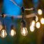 Solárna záhradná girlanda 15m - 22x LED - teplá