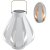 Solárne LED svietidlo Závesné svietidlo LAMPION biele LED 34 cm teplé