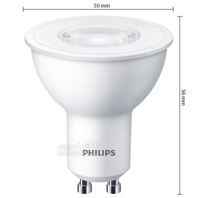 LED žiarovka GU10 Reflector PAR16 4,7W = 50W 400lm 2700K Warm 36° Essential Philips