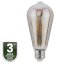 EDISON E27 ST64 6W = 50W 420lm 2200K Warm 360° Filament LUMILED Smokey LED žiarovka