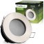 HALOGEN svietidlo na zapustenie do kúpeľne hermetické AQUS GU10 LUMILED Satin IP44 FIXED