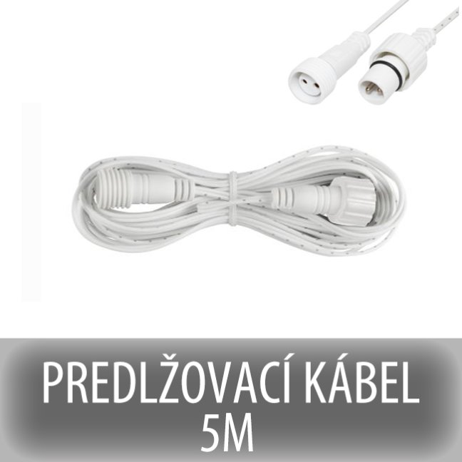 Napájací / predlžovací kábel k vianočnému osvetleniu Napájací / predlžovací kábel k vianočnému osvetleniu