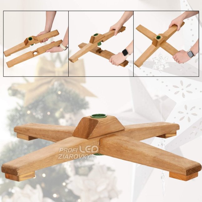 Umelý vianočný stromček Premium Royal Trees - 180 cm -  kaukazský smrek s dreveným stojanom