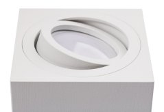 Podhľadové hranaté svietidlo biele amat-s 50mm