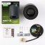 HALOGEN Spot Tube Movable GU10 Round Black 125mm AMAT-XL LUMILED pre povrchovú montáž