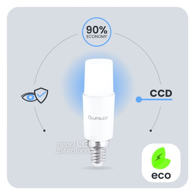 LED žiarovka E14 10W = 75W 1055lm 4000K Neutral Stick LUMILED
