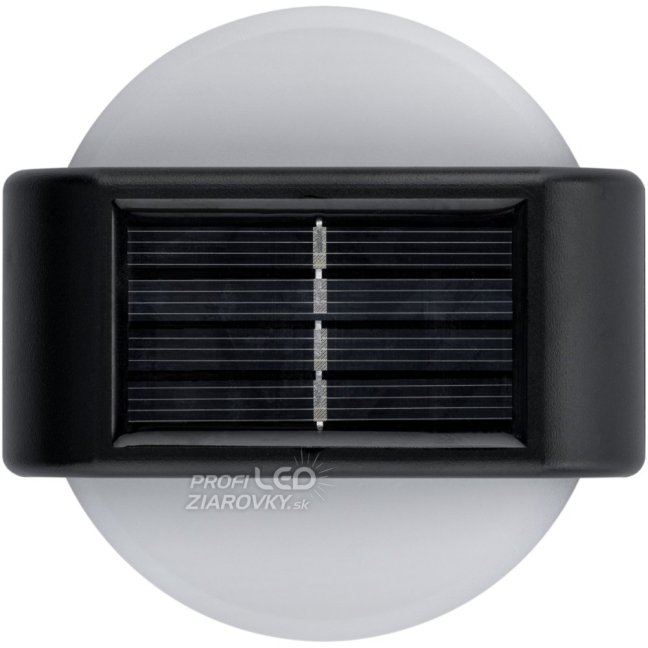 Sada 2x solárna záhradná lampa LED Fasádna nástenná lampa Top Down Kruhové svietidlo