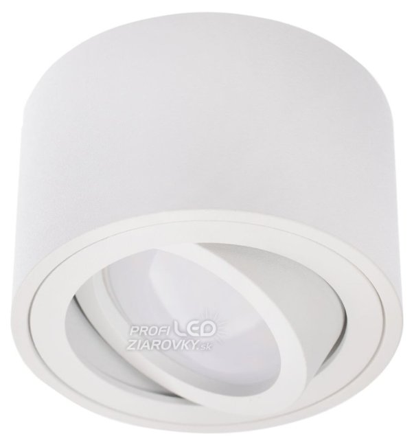 Podhľadové okrúhle svietidlo biele amat-s 50mm