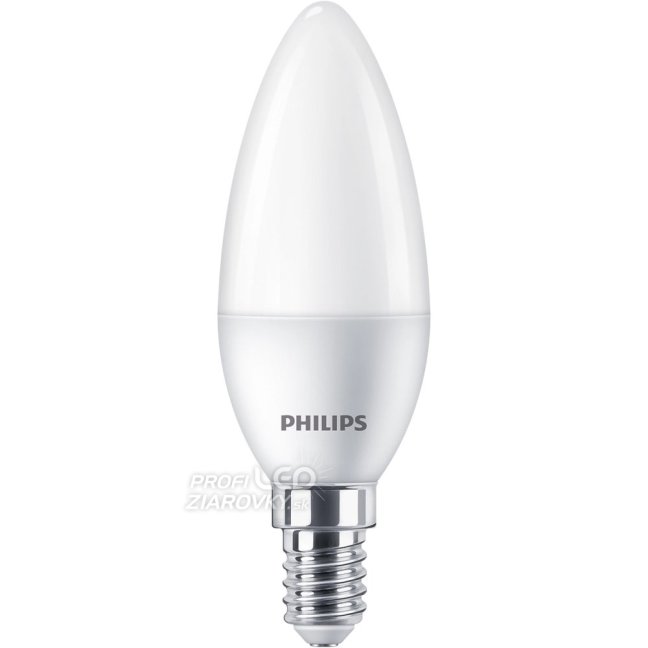 LED žiarovka E14 Candle B35 4,9W = 40W 470lm 4000K Neutral Essential Philips