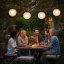 LED solárna záhradná lampa FELISI Origami Lantern 20cm LUMILED