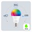 LED žiarovka E27 A60 9W = 60W 806lm 3000K + RGB Multicolour 260° Stmievateľná Pilot LUMILED