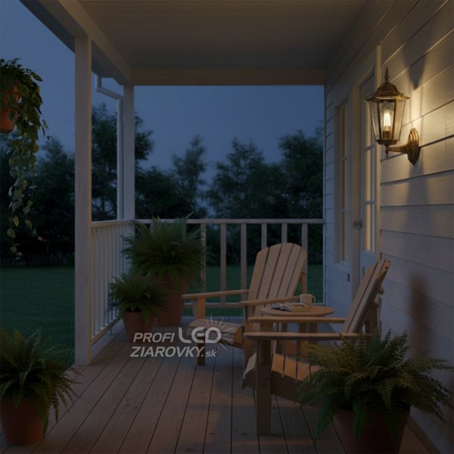 Vonkajšie svietidlo E27 Záhradná nástenná lampa Patina BELLIS LUMILED
