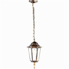 Vonkajšia závesná záhradná lampa E27 LATARNIA Patina BELLIS LUMILED