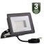 LED reflektor ZUNA2 30W 2700lm 6500K IP65 Black LUMILED