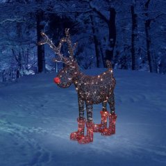 Vianočná dekorácia LED sob Rudolf