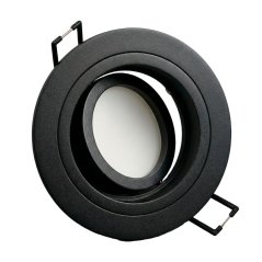 Svietidlo HALOGEN GU10 MR16 Round Black CASSIO LUMILED na zapustenú montáž