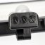 LED reflektor ZUNA2 100W 9000lm 6500K IP44 čierny so senzorom pohybu LUMILED