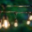 Solárna záhradná girlanda 15m - 22x LED - teplá