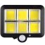 Solárne reflektory LED Halogénová záhradná lampa 6500K IP65 Senzor pohybu a súmraku DECRO LUMILED