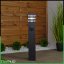 Záhradná LED lampa - stĺpik - E27 - so zásuvkou TAXUS 2 - 60 cm - LUMILED