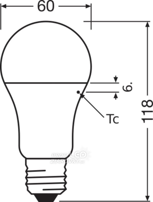 LED žiarovka E27 A60 13W = 100W 1521lm 4000K Neutrálna 200° OSRAM